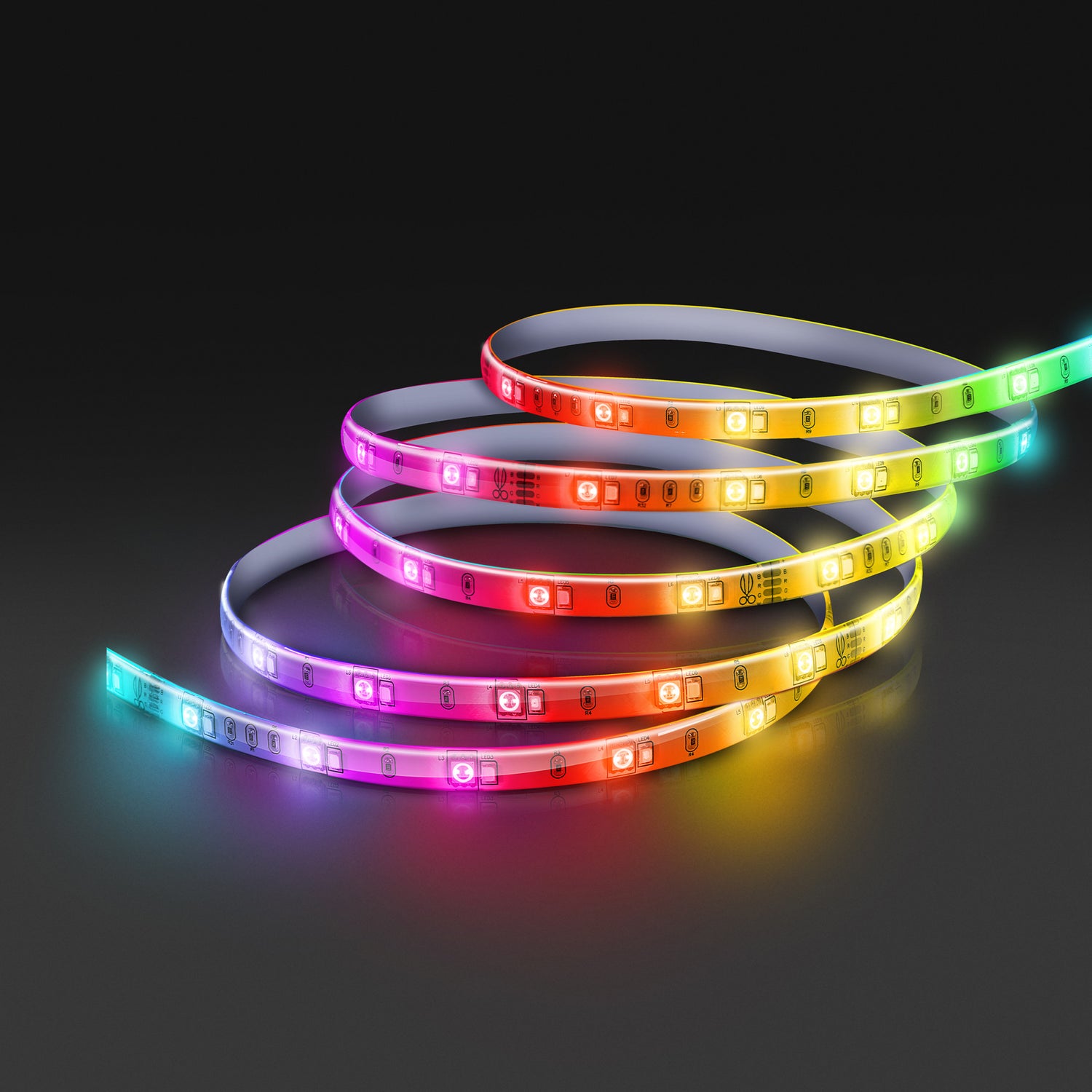 16 ft. Color Changing LED Smart Strip Light