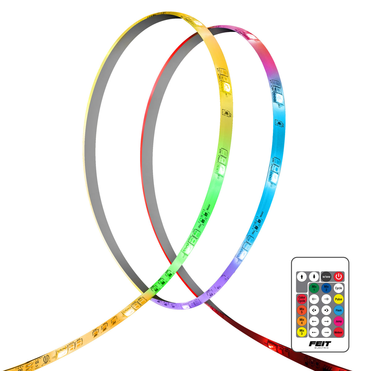 20 ft. LED Color Chasing and Tunable White Tape Light with Remote