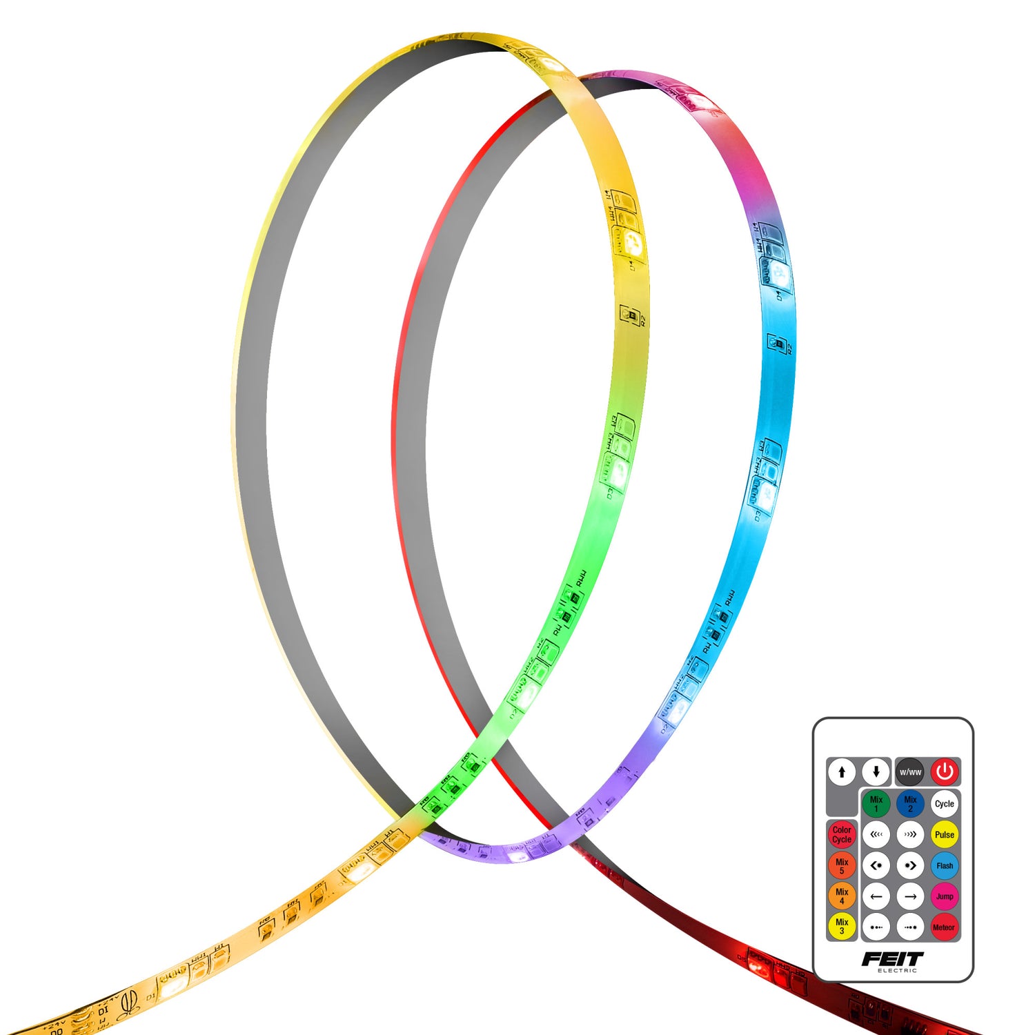 20 ft. LED Color Chasing and Tunable White Tape Light with Remote