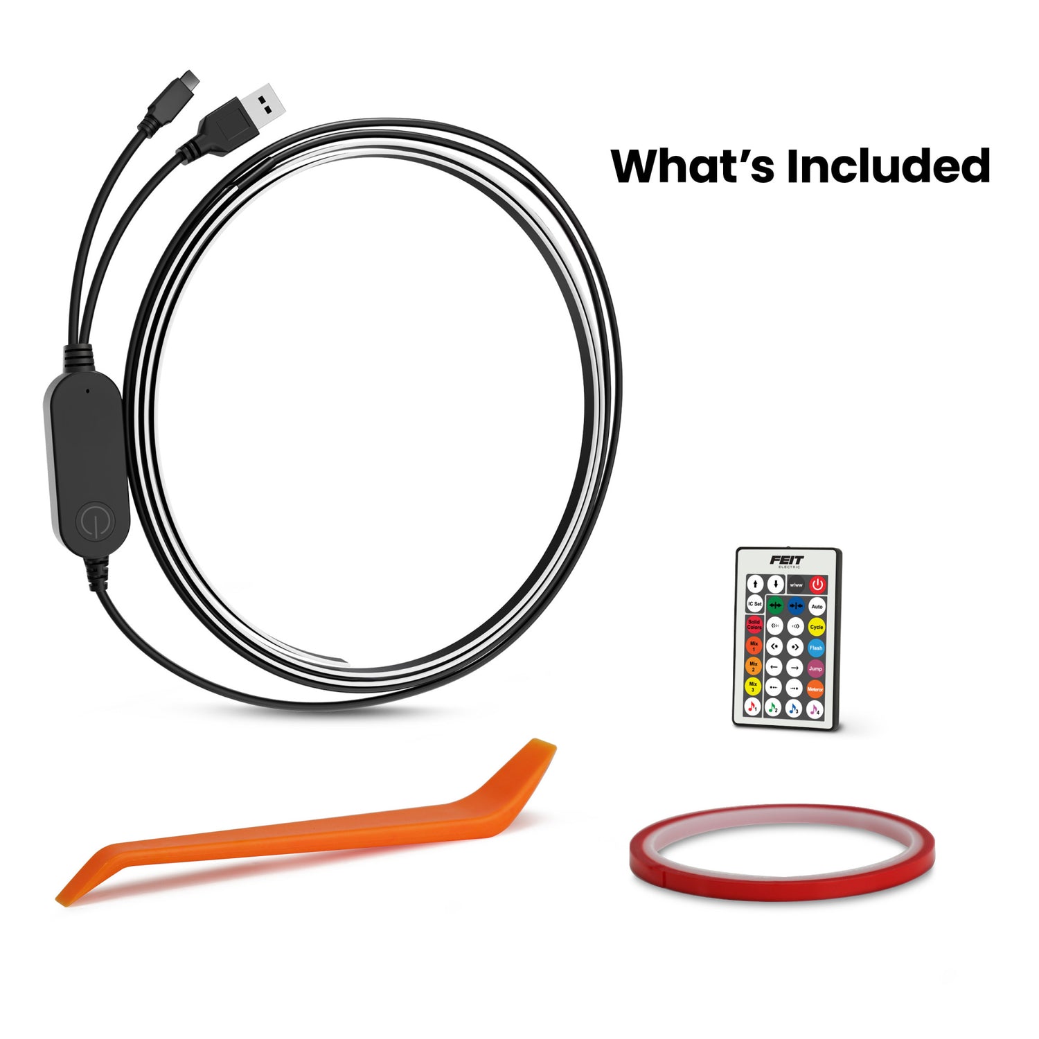 5 ft. Ultrathin Smart Chasing Color Light Strip with Remote