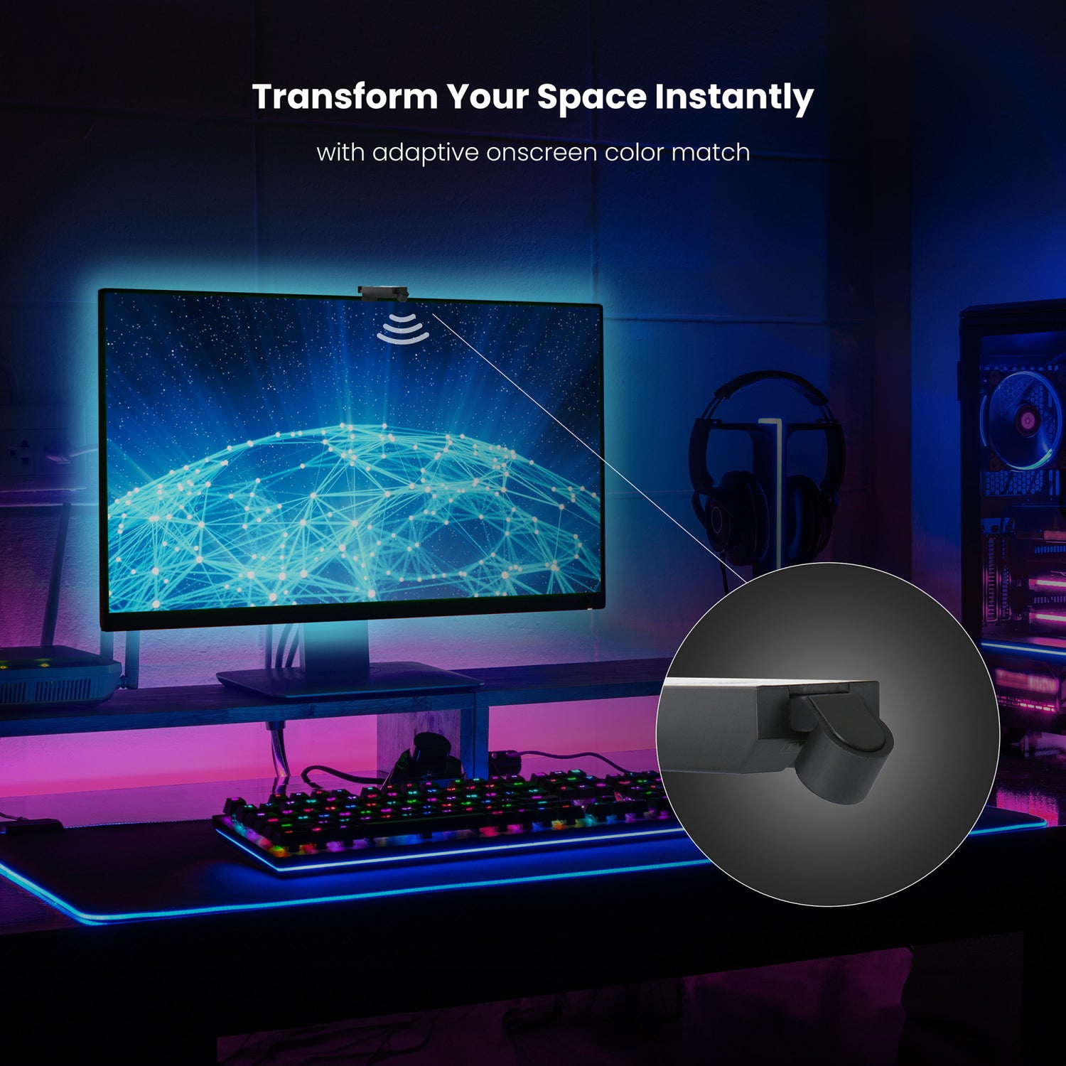 TV Backlight with Color Sensor