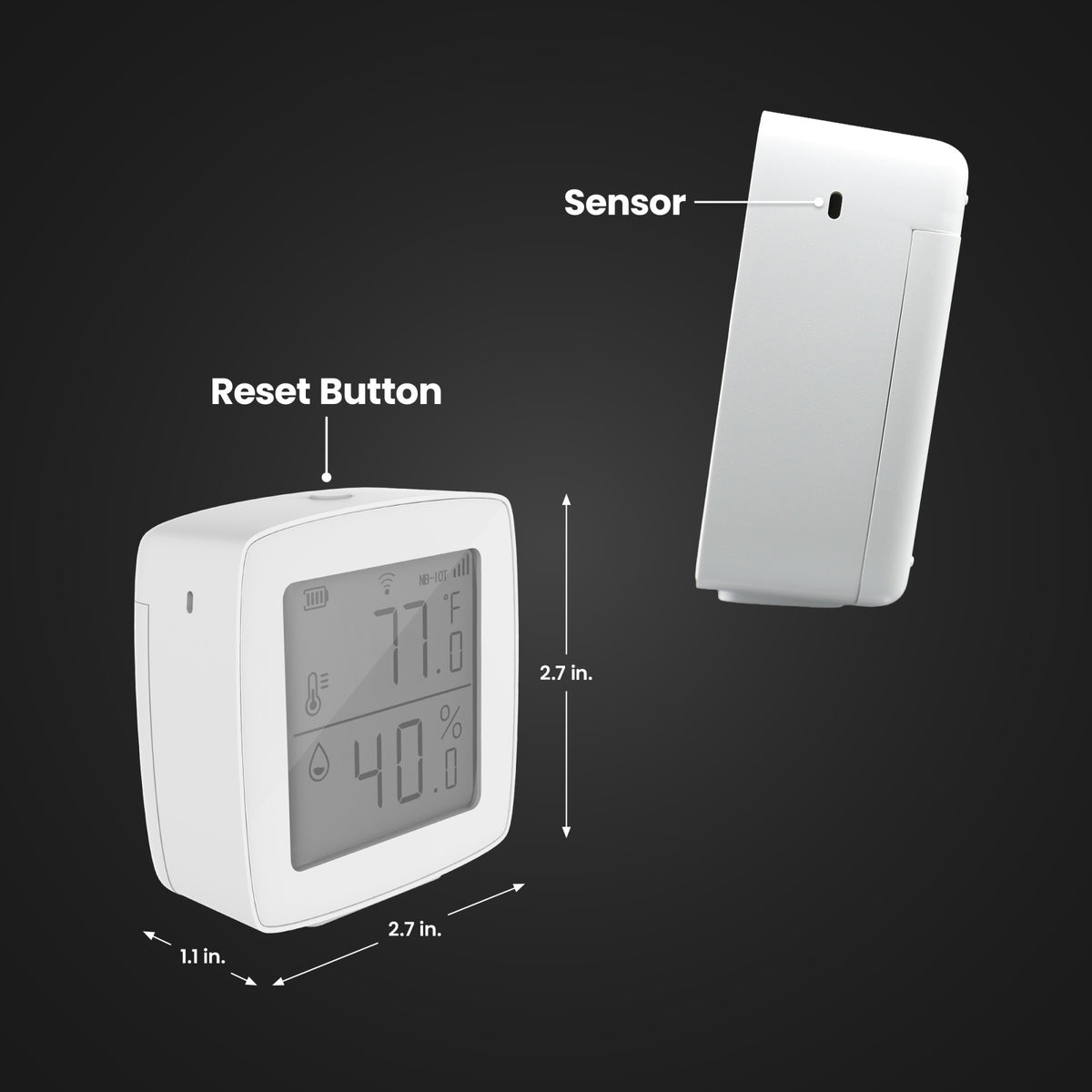 Smart WIFI Temperature & Humidity Sensor