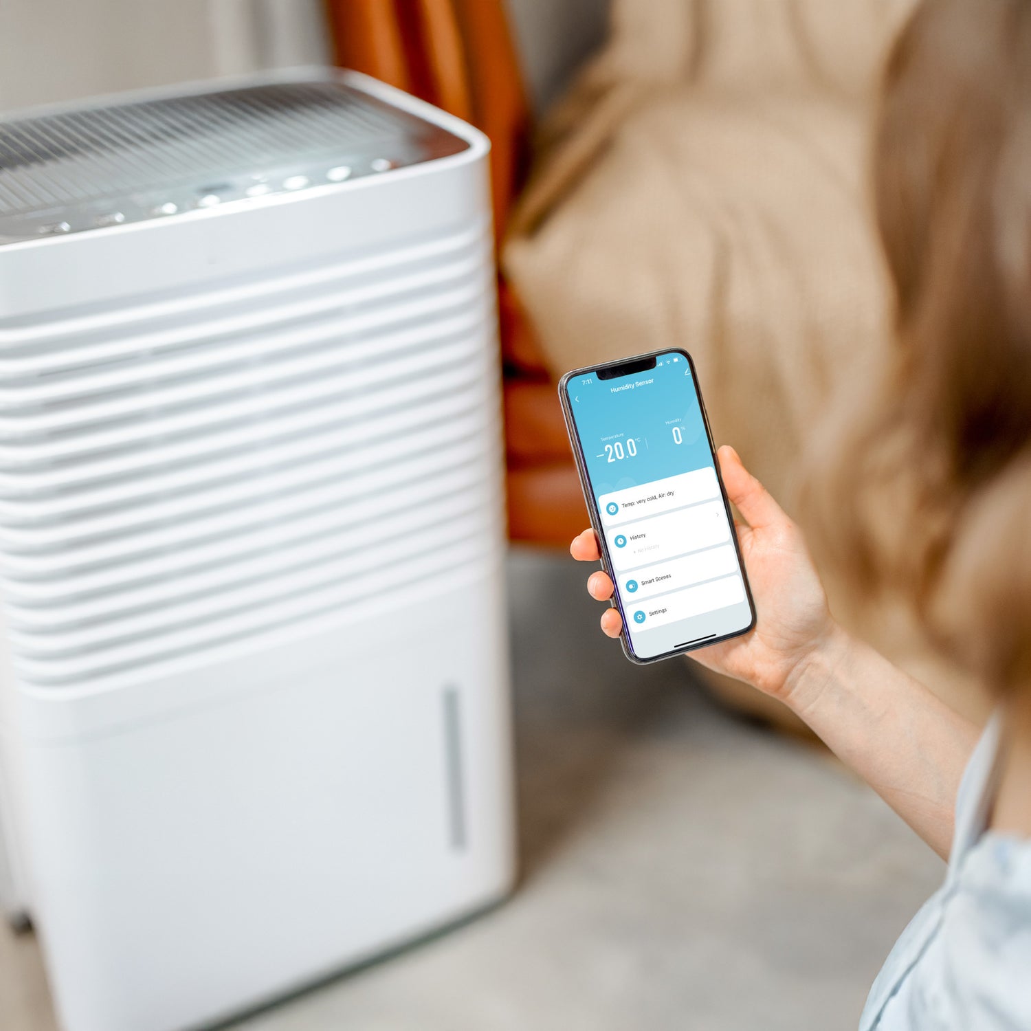 Smart WIFI Temperature & Humidity Sensor