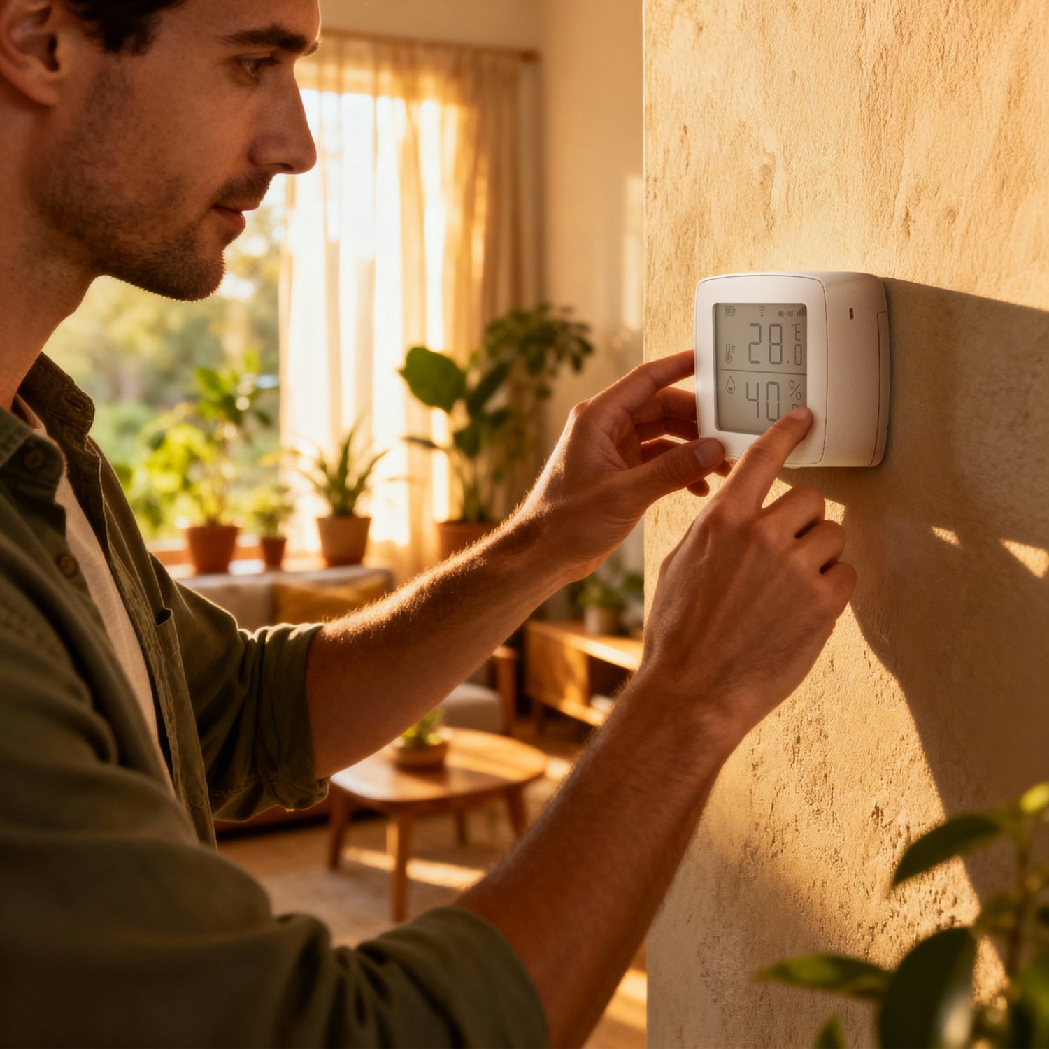 Smart WIFI Temperature & Humidity Sensor