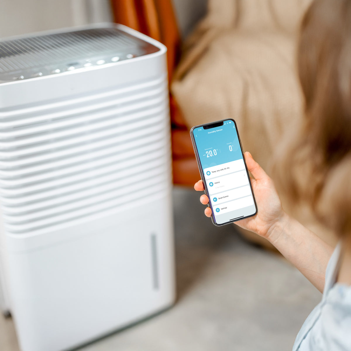 Smart WIFI Temperature & Humidity Sensor
