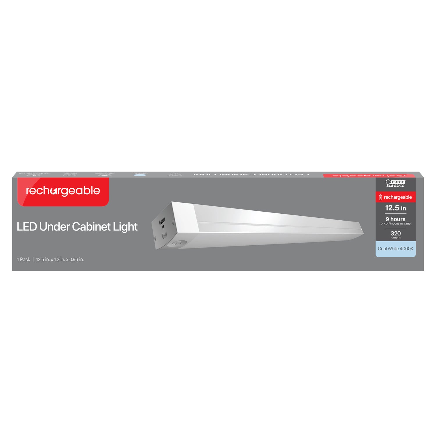 12.5 in Rechargeable LED Under Cabinet Light