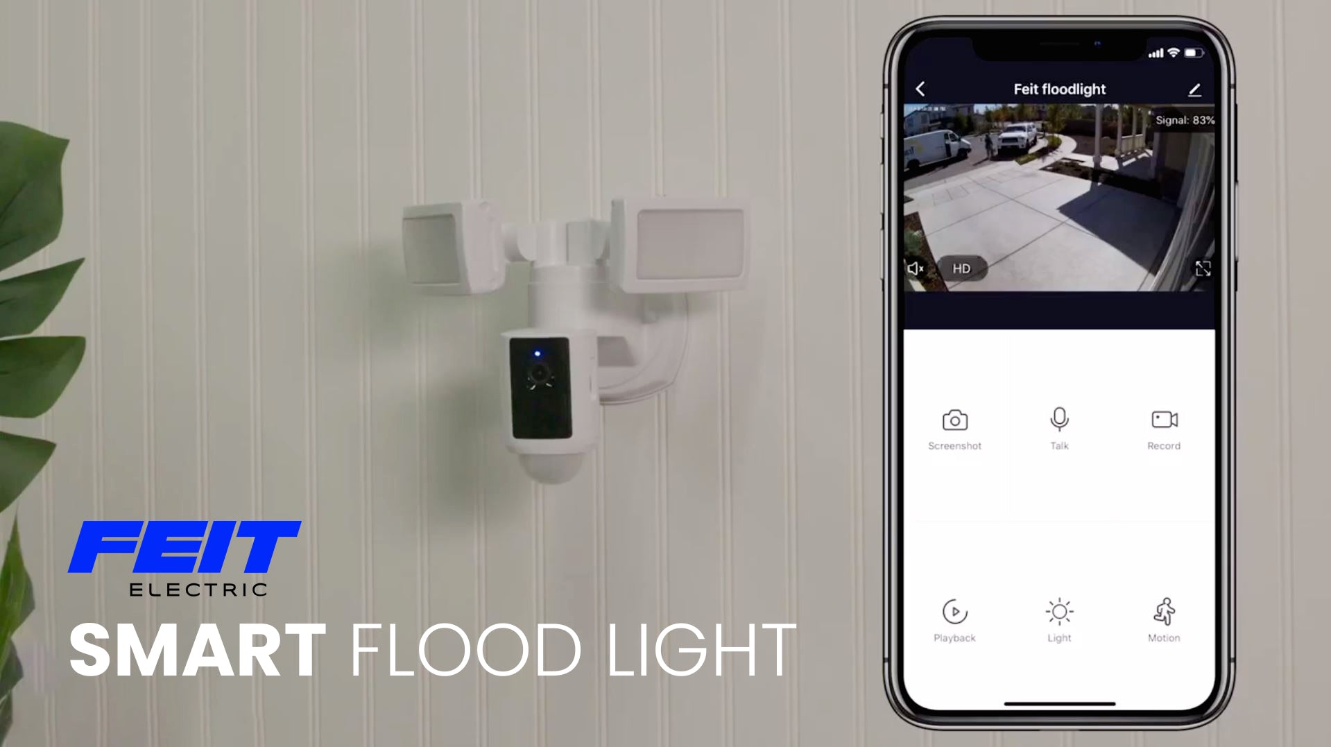 Smart Outdoor Flood Lights - Feit Electric