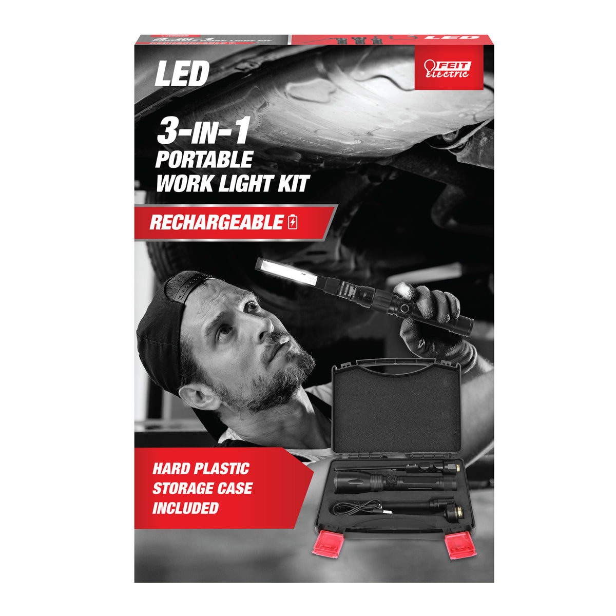 Primary Work Light Kit 3-in-1 Portable LED Work Light Kit