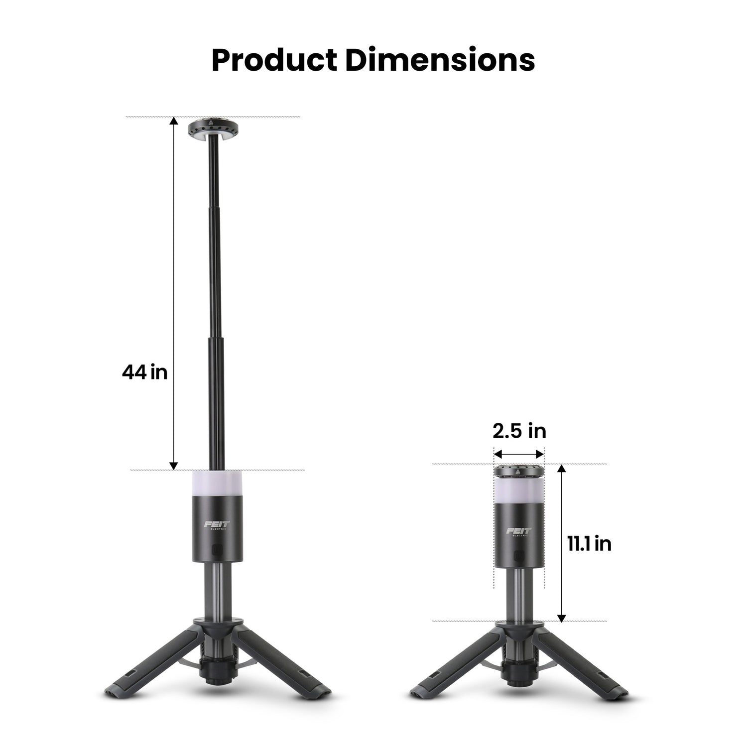 1000 Lumens Rechargeable Mini LED Work Light with Tripod