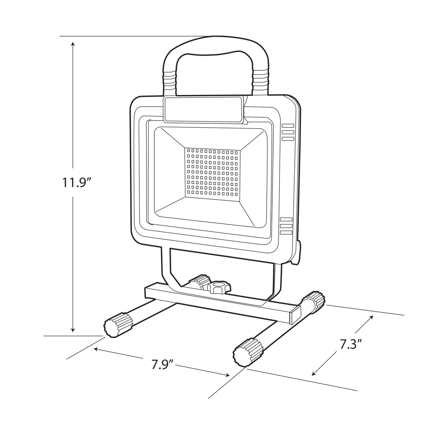 3000 Lumens Plug-in LED Worklight - Feit Electric