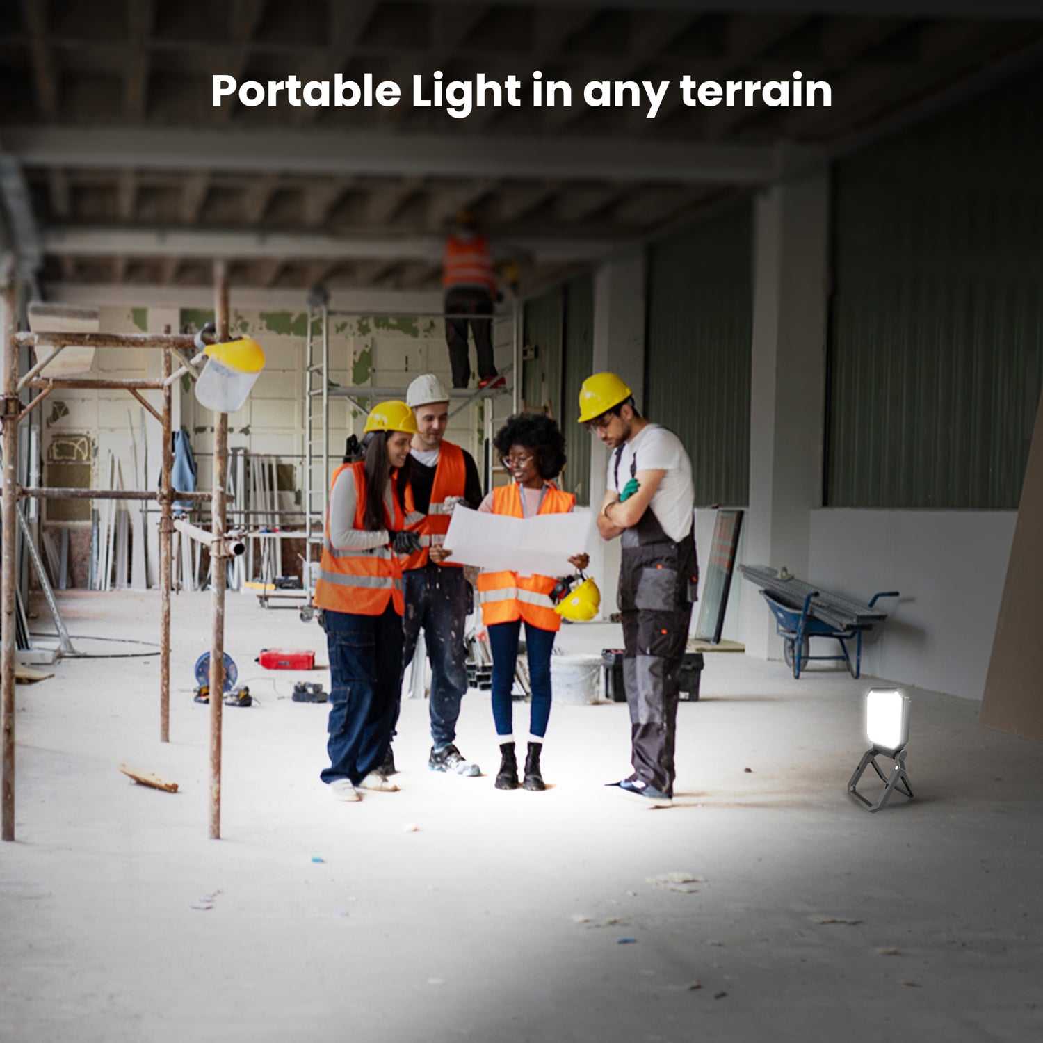 4000 Lumens Rechargeable Portable LED Work Light