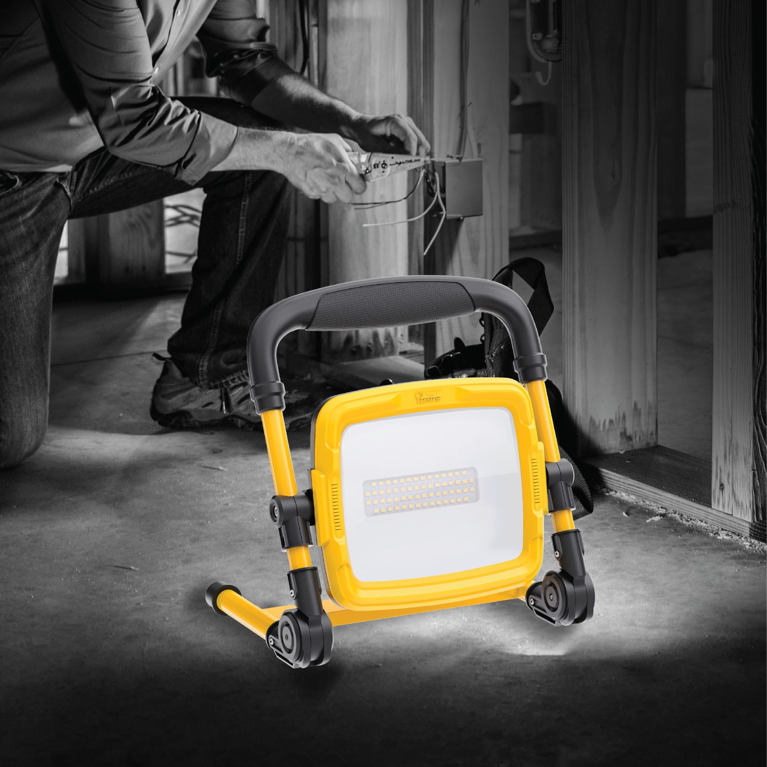 5000 Lumens Plug-in Foldable LED Work Light