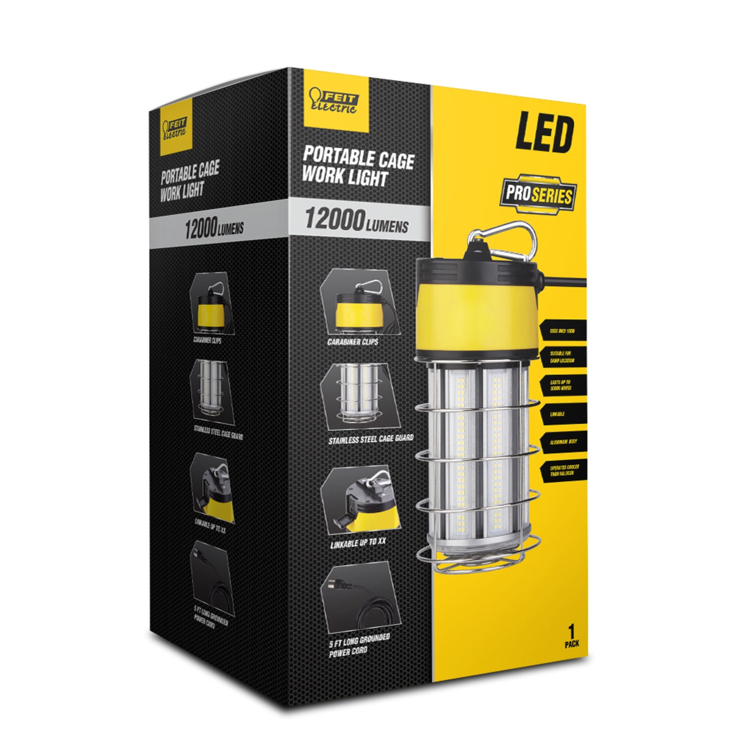 12000 Lumens Plug-in LED Lantern Worklight