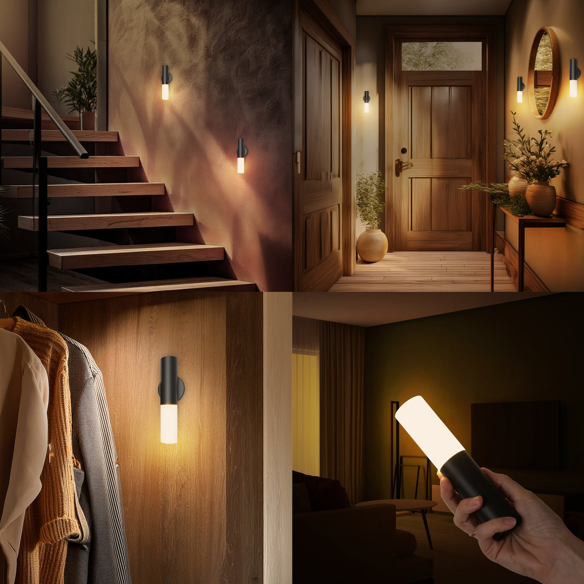 Portable Wall Sconce Set