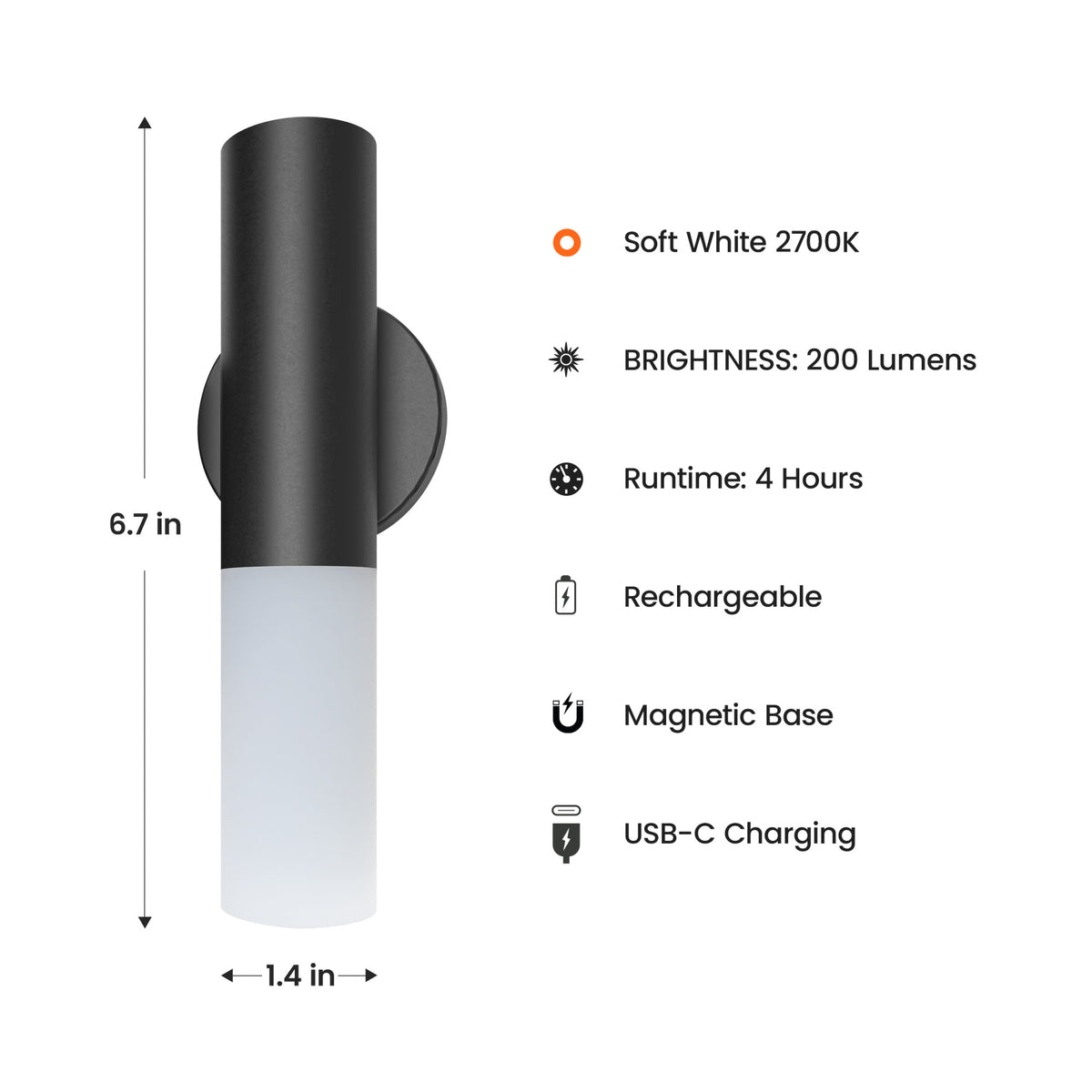 Portable Wall Sconce Set