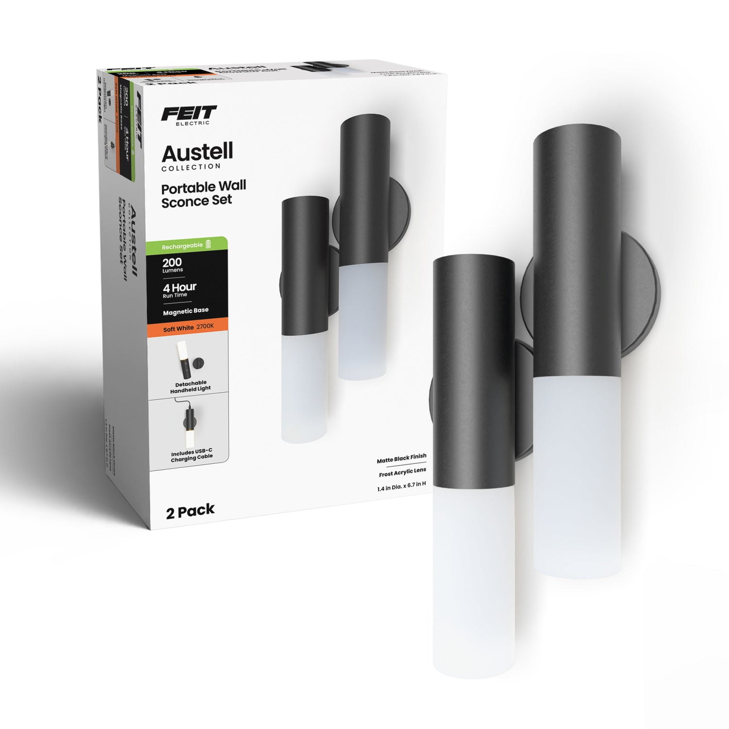 Portable Wall Sconce Set