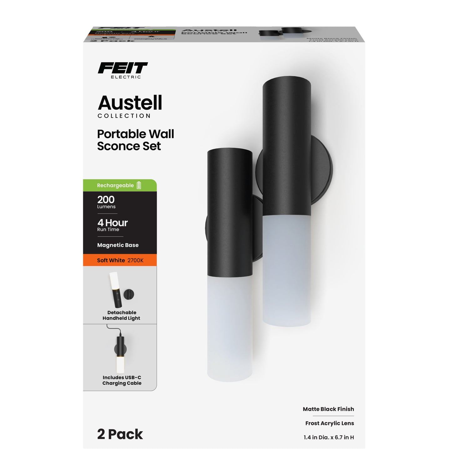 Portable Wall Sconce Set