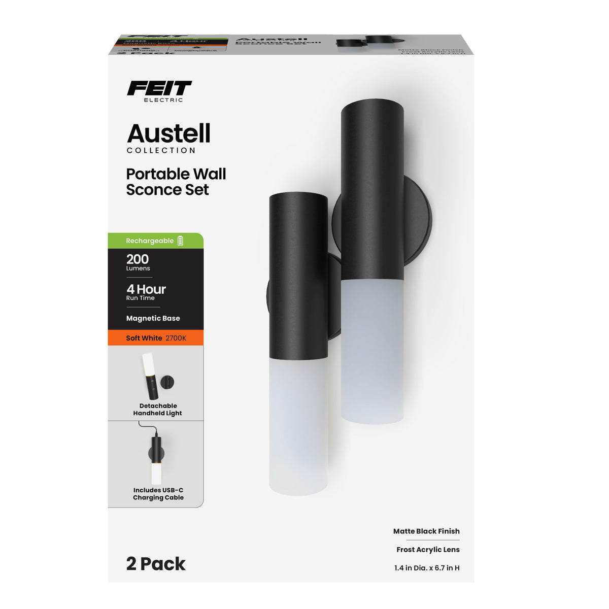 Portable Wall Sconce Set
