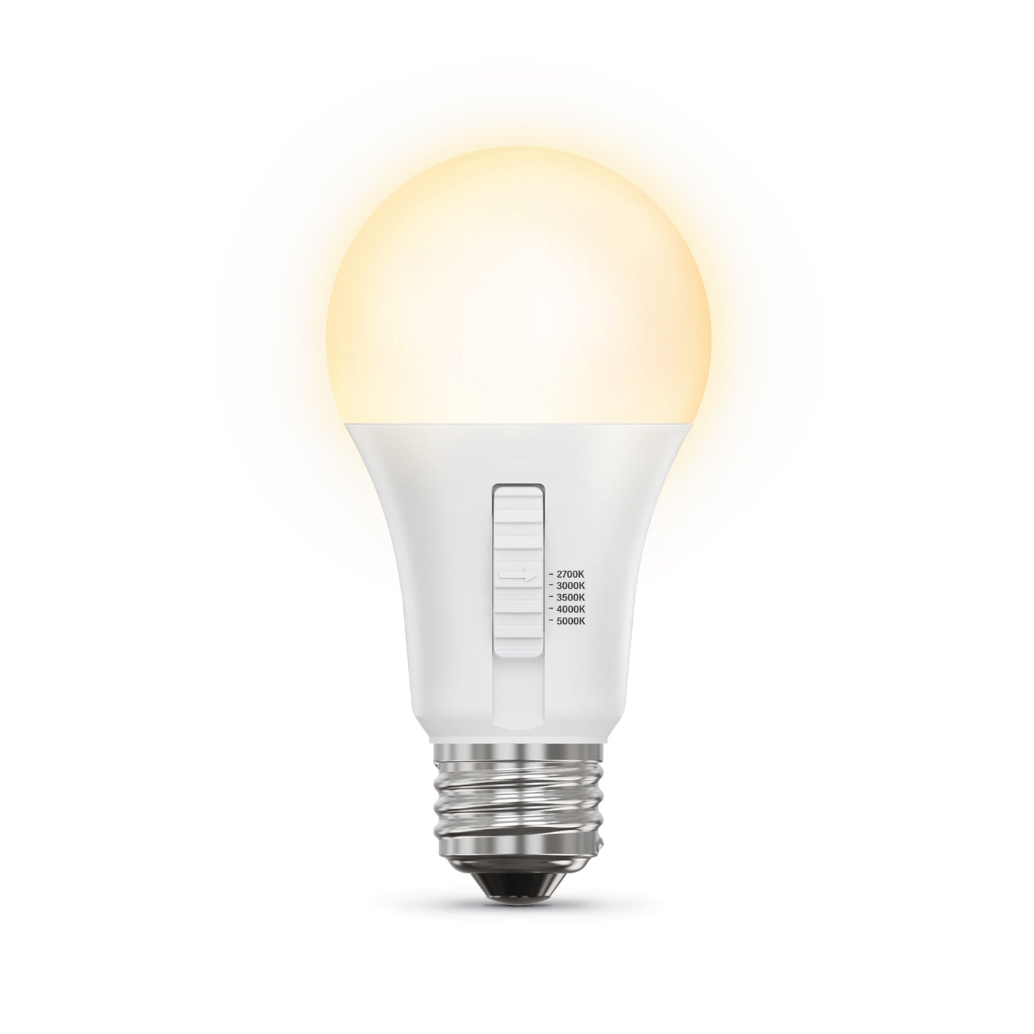 8.8W (60W Replacement) Selectable Color E26 Base A19 LED Bulb (10-Pack)