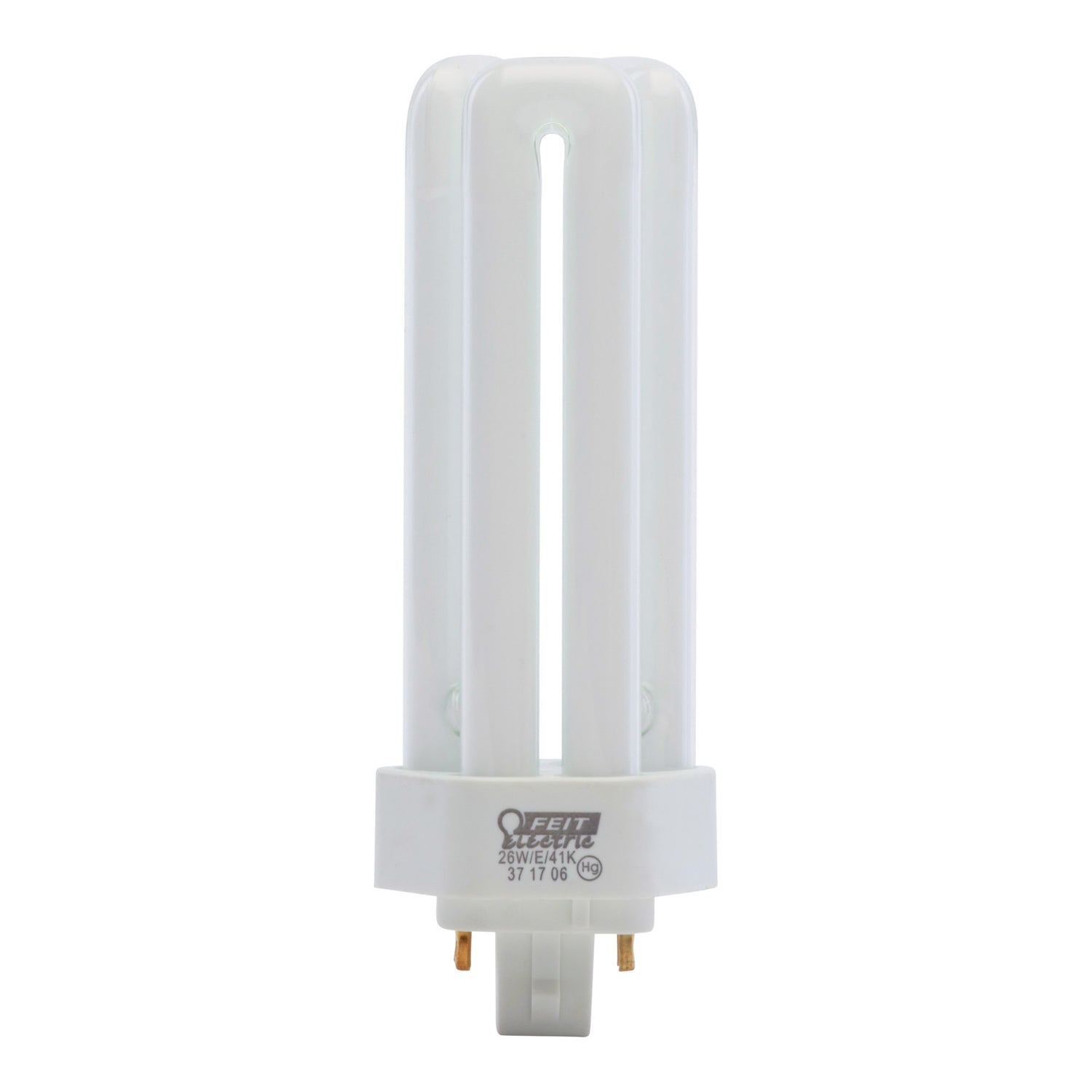 26W Cool White (4100K) PL Triple Twin Tube GX24Q-3 Base Compact Fluorescent Light Bulb