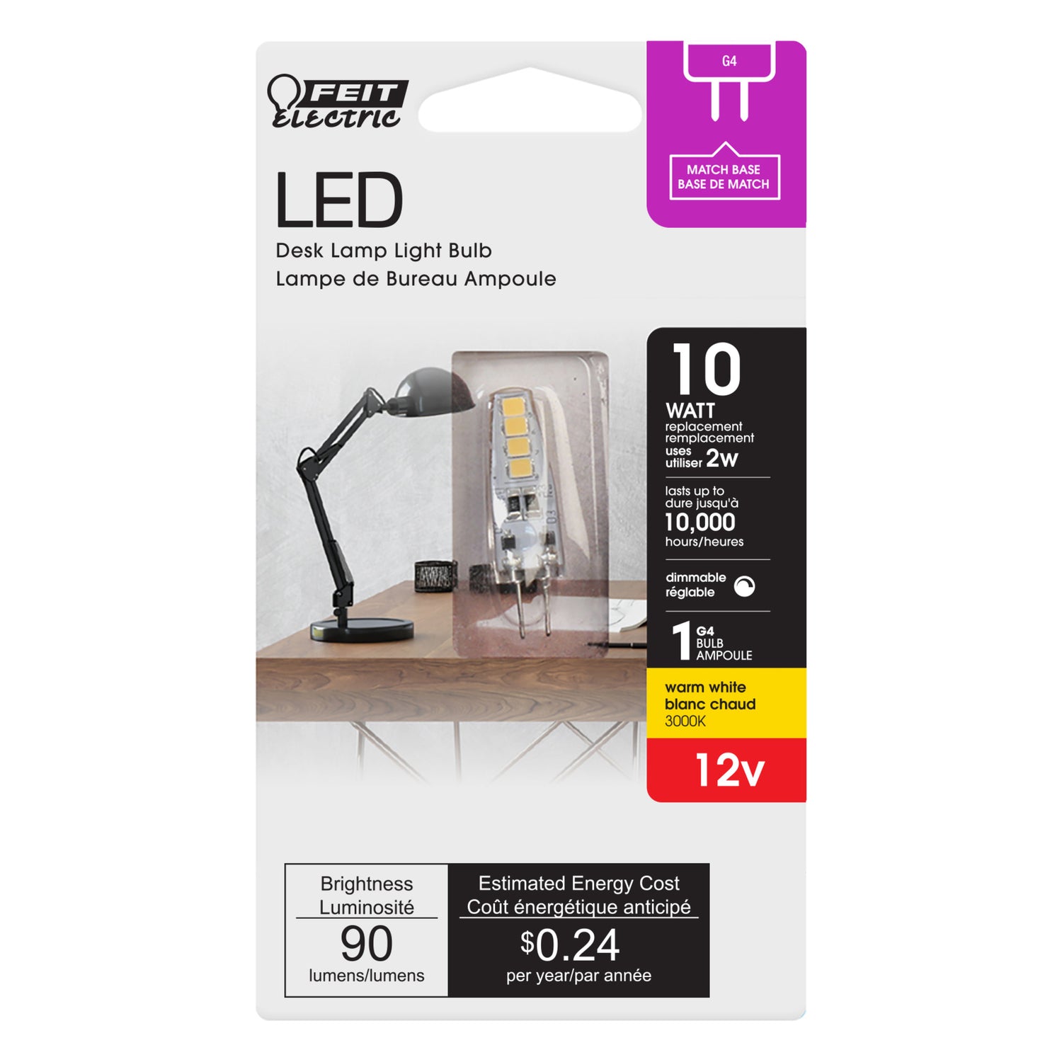10W Replacement Dimmable G4 Base Capsule Specialty LED