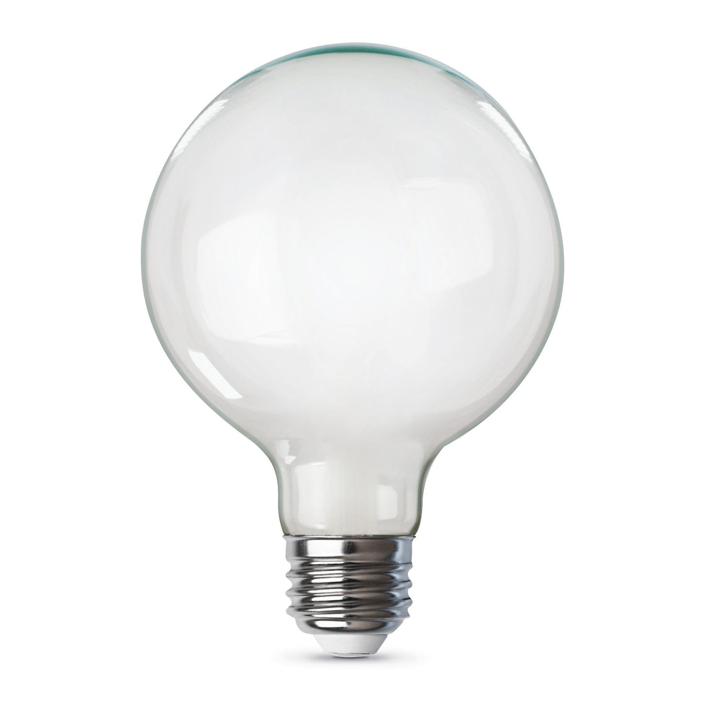 Feit Electric 100-Watt Equivalent G40 Dimmable LED Clear Glass Vintage Straight Filament Edison Light Bulb Soft White (2-Pack) Feit Electric 100-Watt Equivalent G40 Dimmable LED Clear Glass Vintage Straight Filament Edison Light Bulb Soft White (2-Pack)