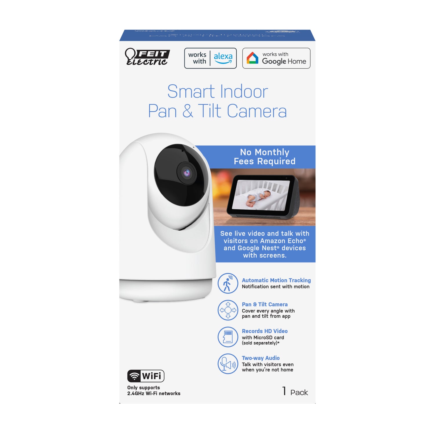 Smart Indoor Pan and Tilt Camera Smart Indoor Pan and Tilt Camera
