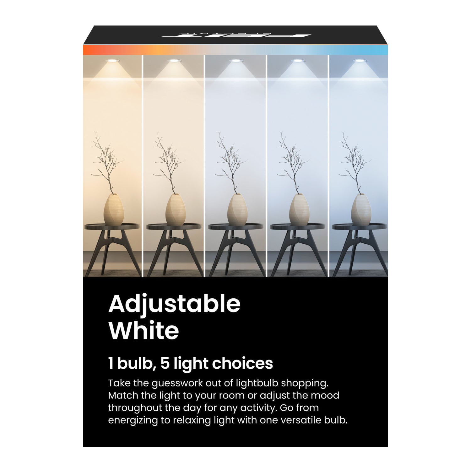 5W (50W Replacement) Adjustable White E26 Base PAR20 Dimmable Beam Choice Enhance LED Light Bulb