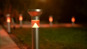 OneSync Landscape LED Square Solar Lantern