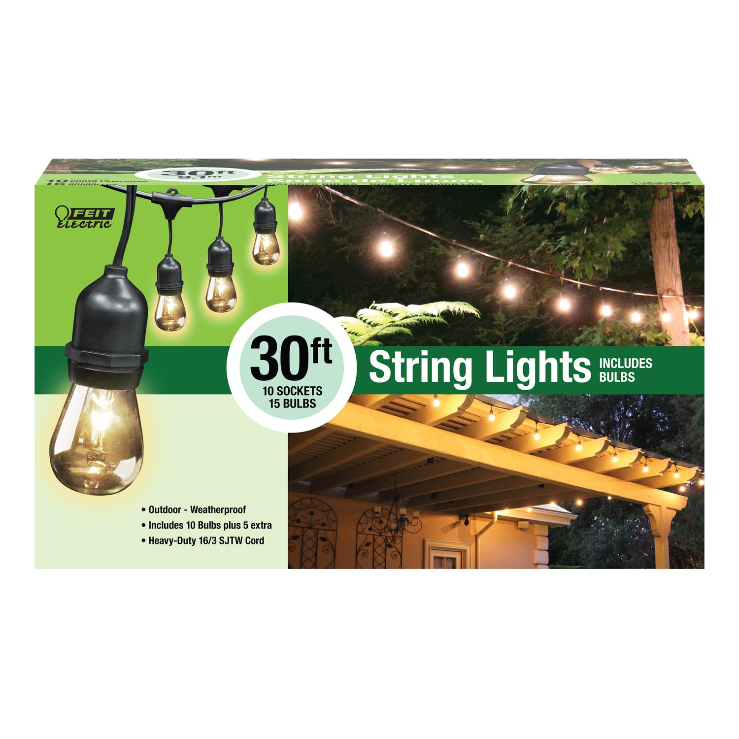 30 ft. Incandescent String Lights