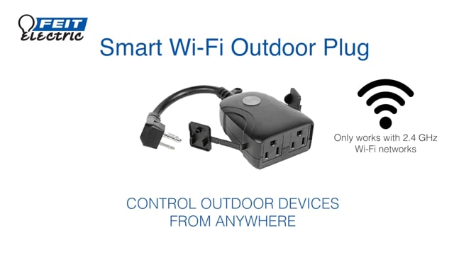 Feit Electric Smart Wi-Fi Outdoor Plug