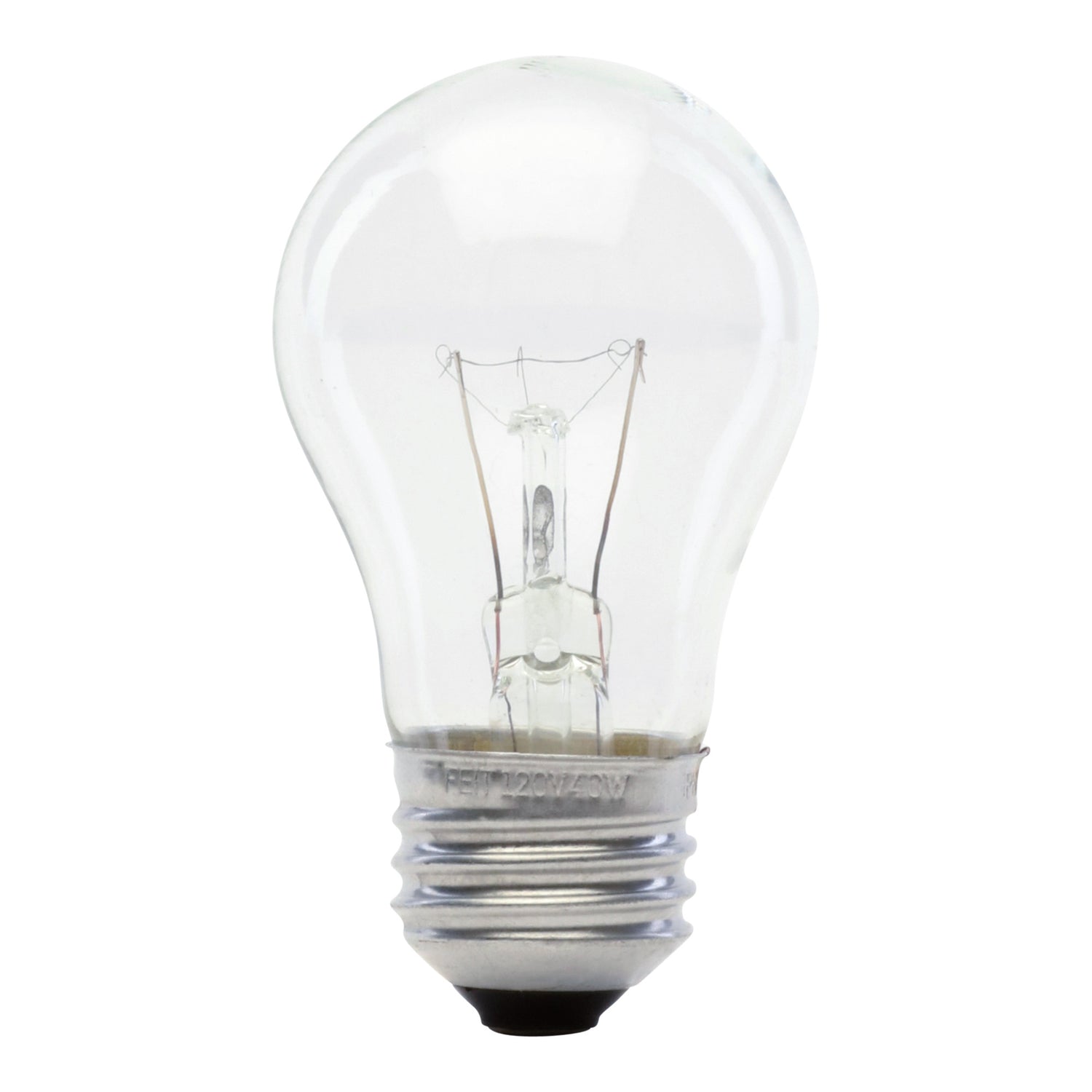 40-Watt Soft White (2700K) A15 E26 Base Clear Light Bulb (2-Pack)