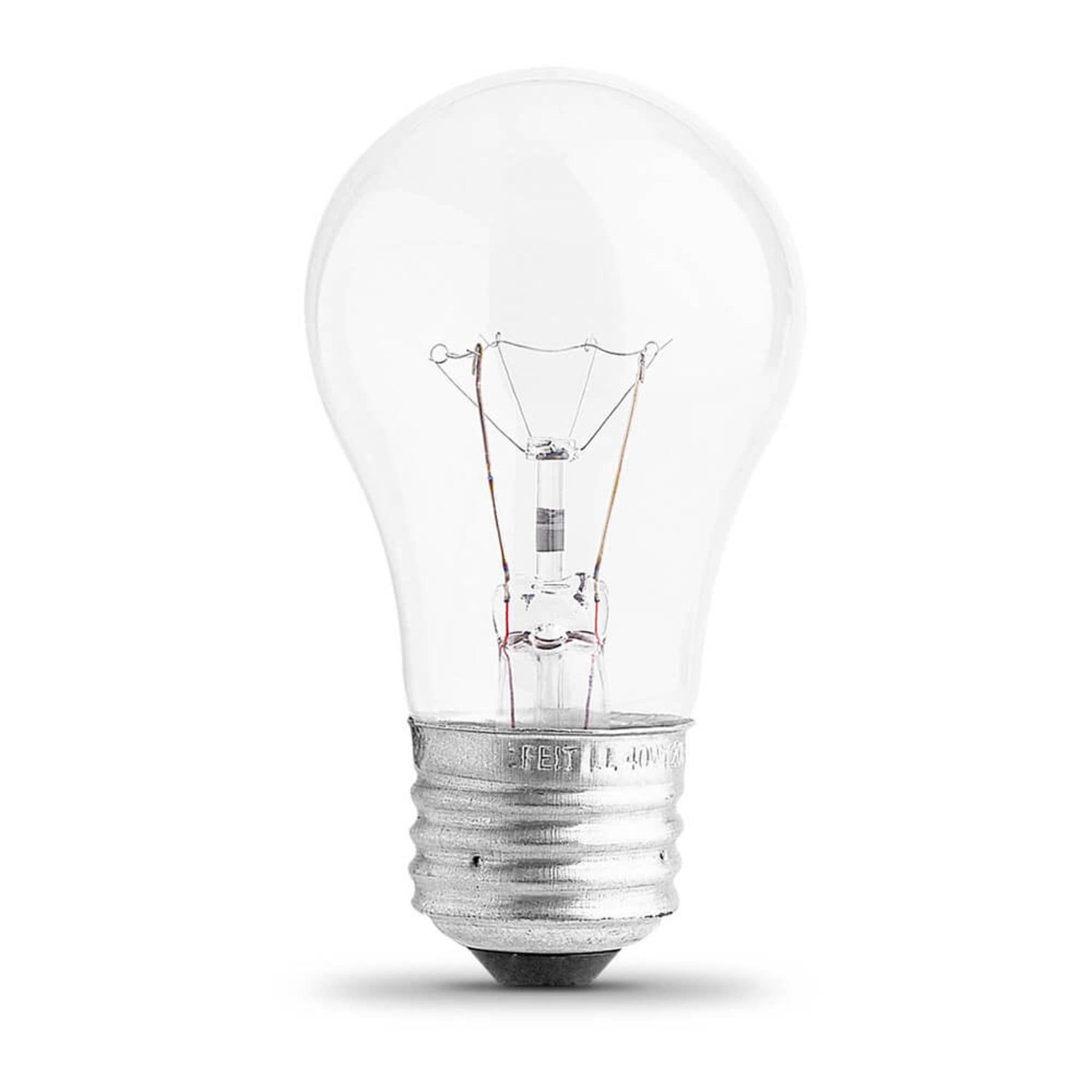 40W Soft White (2700K) E26 Base A15 Clear Appliance Incandescent Light Bulb