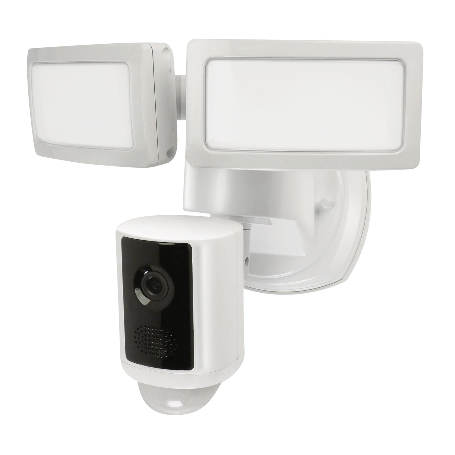 LED Dual Head Motion Sensor Security Lights With Camera